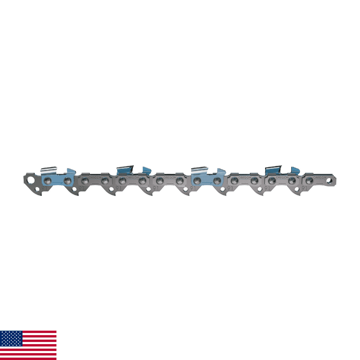 Oregon 91VXL062G 62 Drive Link Long Top Plate 3/8-Inch Low Profile Chain - Image 1