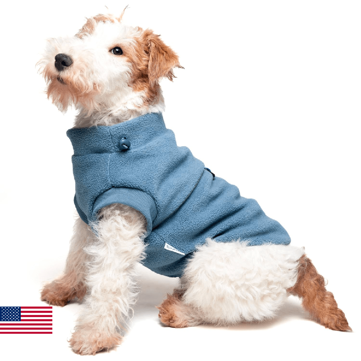 Small Dog Sweater, Fleece Sweater with D-Ring, Perfect for Chihuahua & Yorkie, W - Image 1