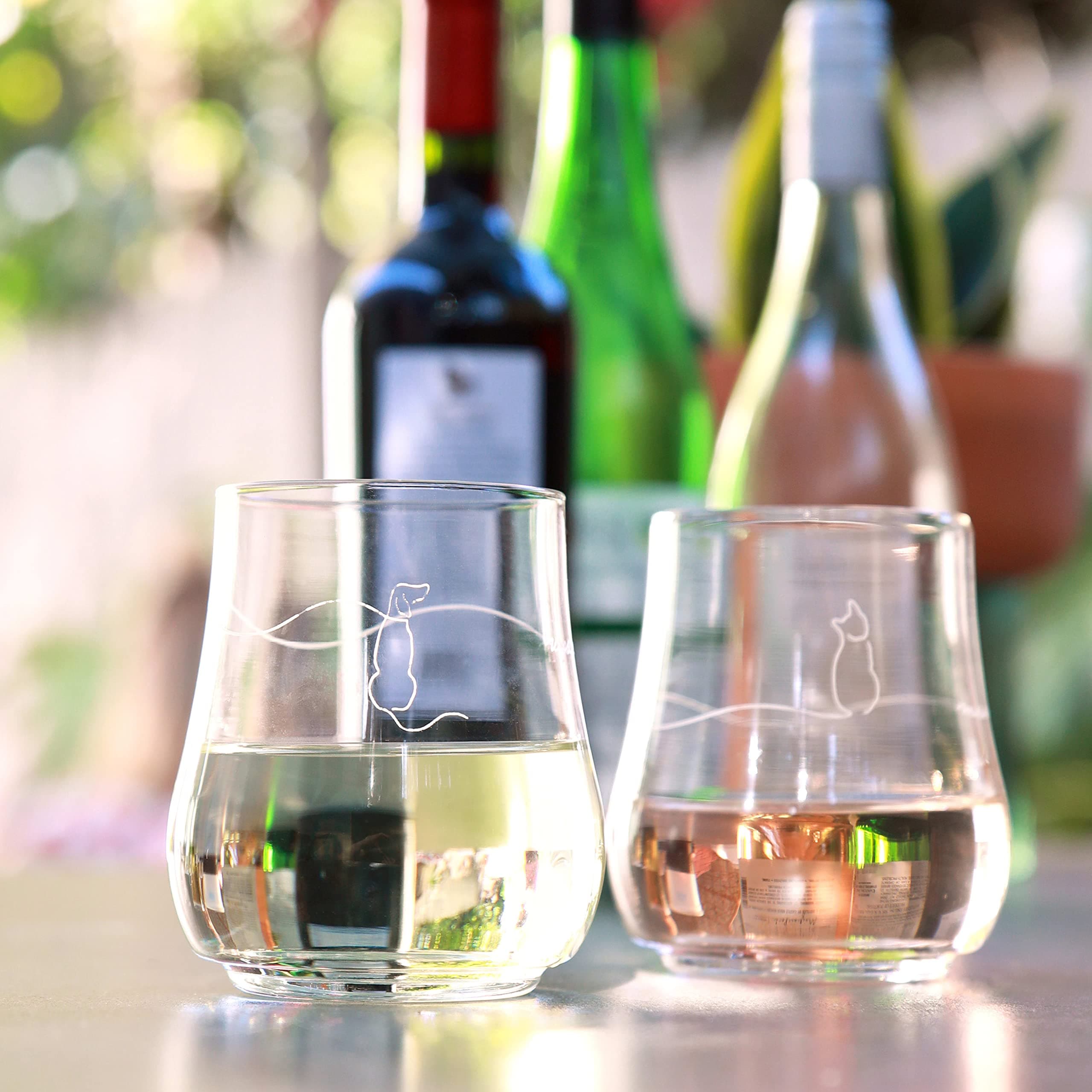 Libbey Modern Pets Woof All Purpose Glasses, 17 ounce, Set of 4 - Thumbnail 8