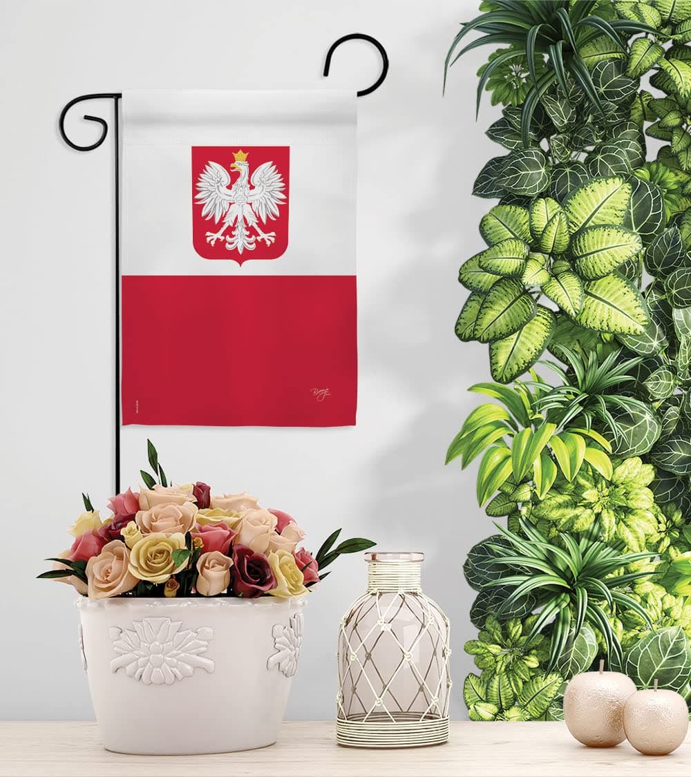 Breeze Decor Poland Garden Flag - Regional Nationality Nation International Worl - Thumbnail 9