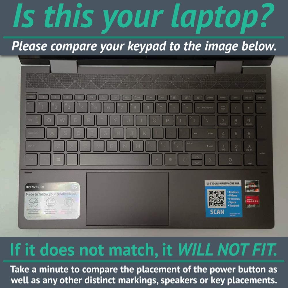 MightySkins Glossy Glitter Skin for HP Envy x360 15" (2020) - Solid Hot Pink | P - Thumbnail 2