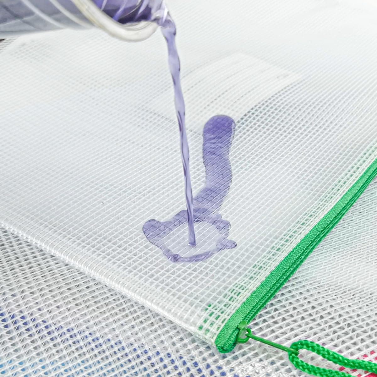 BOPART 24pcs Small Mesh Zipper Pouch 9.3x4.7 Inches Pencil Pouch Bags, Small Mes - Thumbnail 4