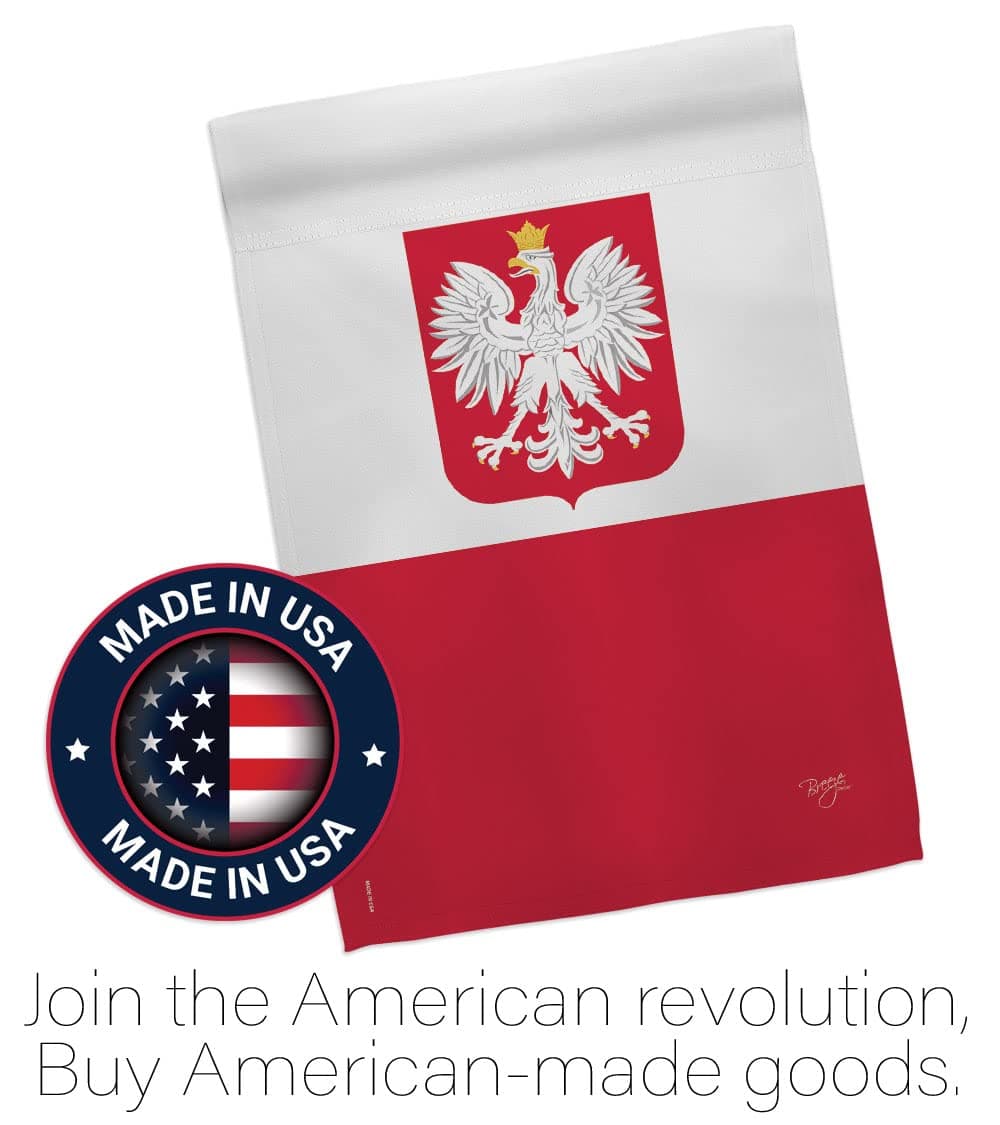 Breeze Decor Poland Garden Flag - Regional Nationality Nation International Worl - Thumbnail 5