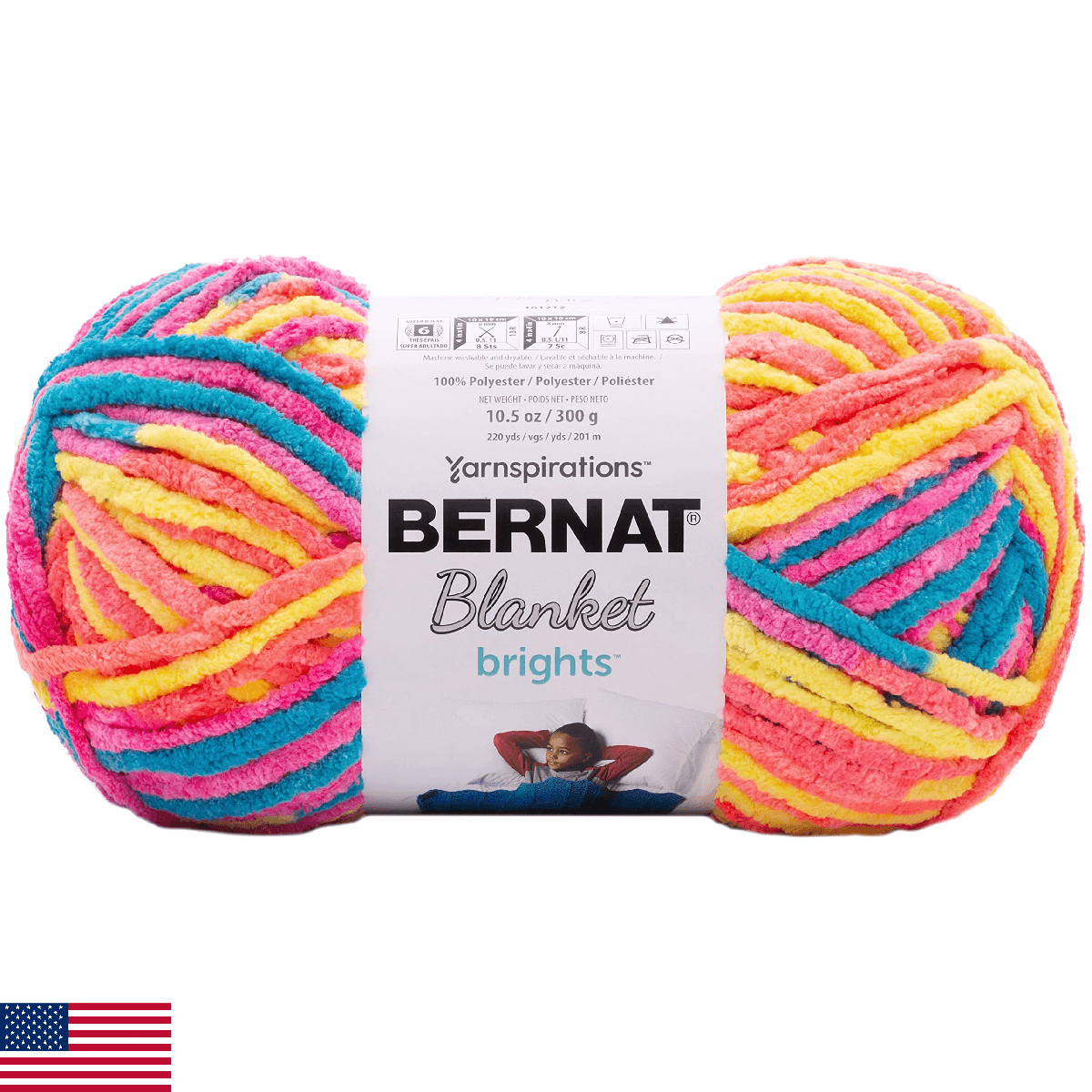 Yarn Blanket Brights NEON Mix - Image 1
