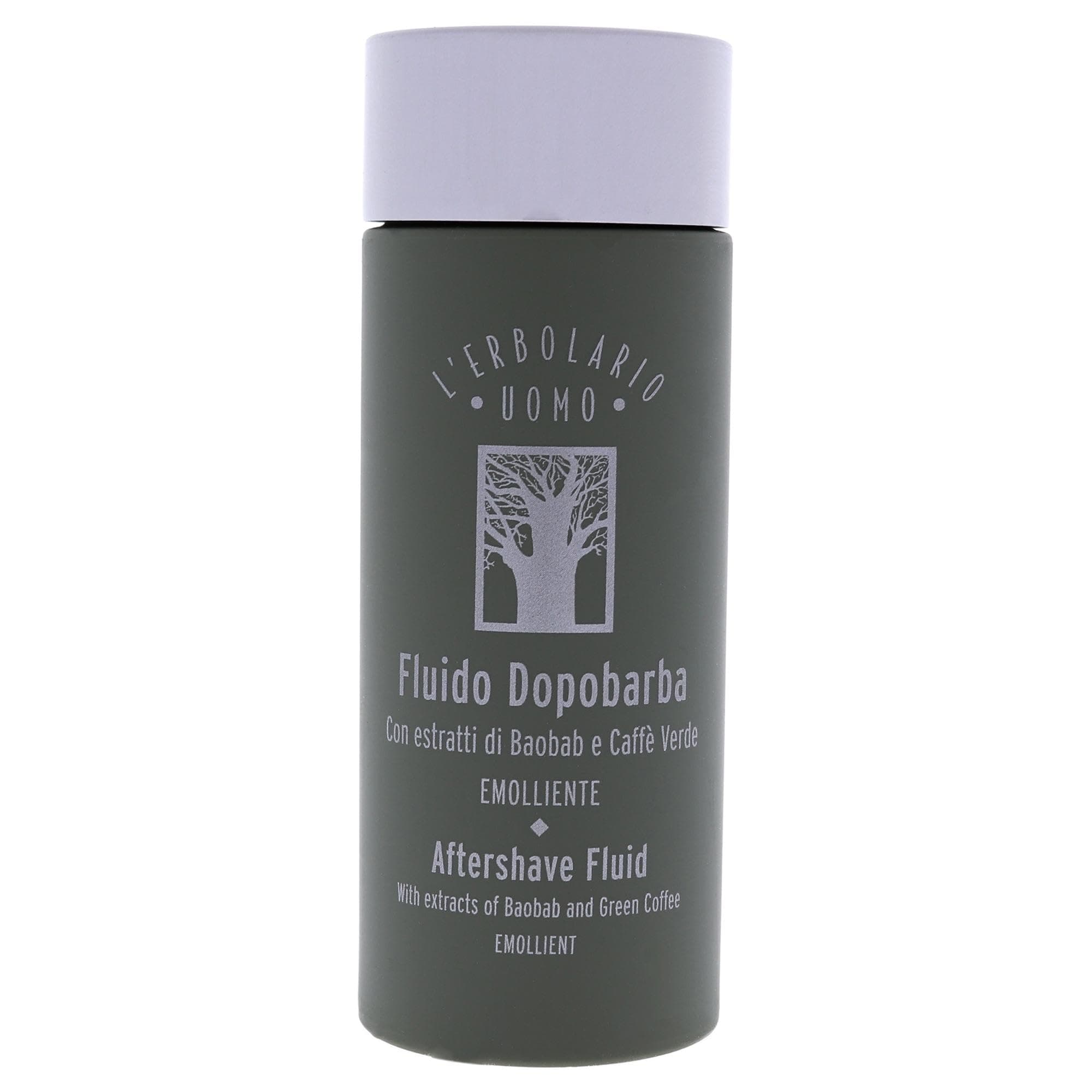 L'Erbolario Baobab And Green Coffee Aftershave Fluid - For Instantly Reducing An - Thumbnail 2