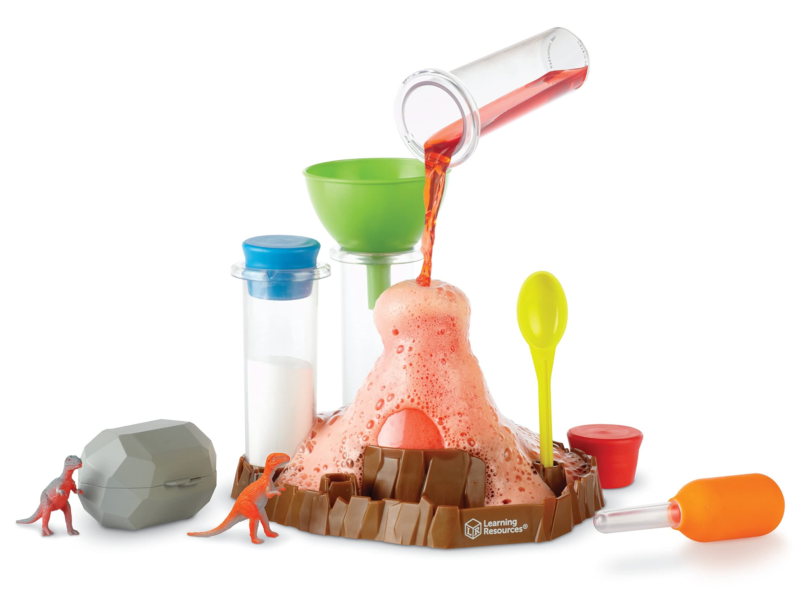 Learning Resources Fizzy Volcano - 13 Pieces, Ages 4+, Preschool Science Lab Kit - Thumbnail 7