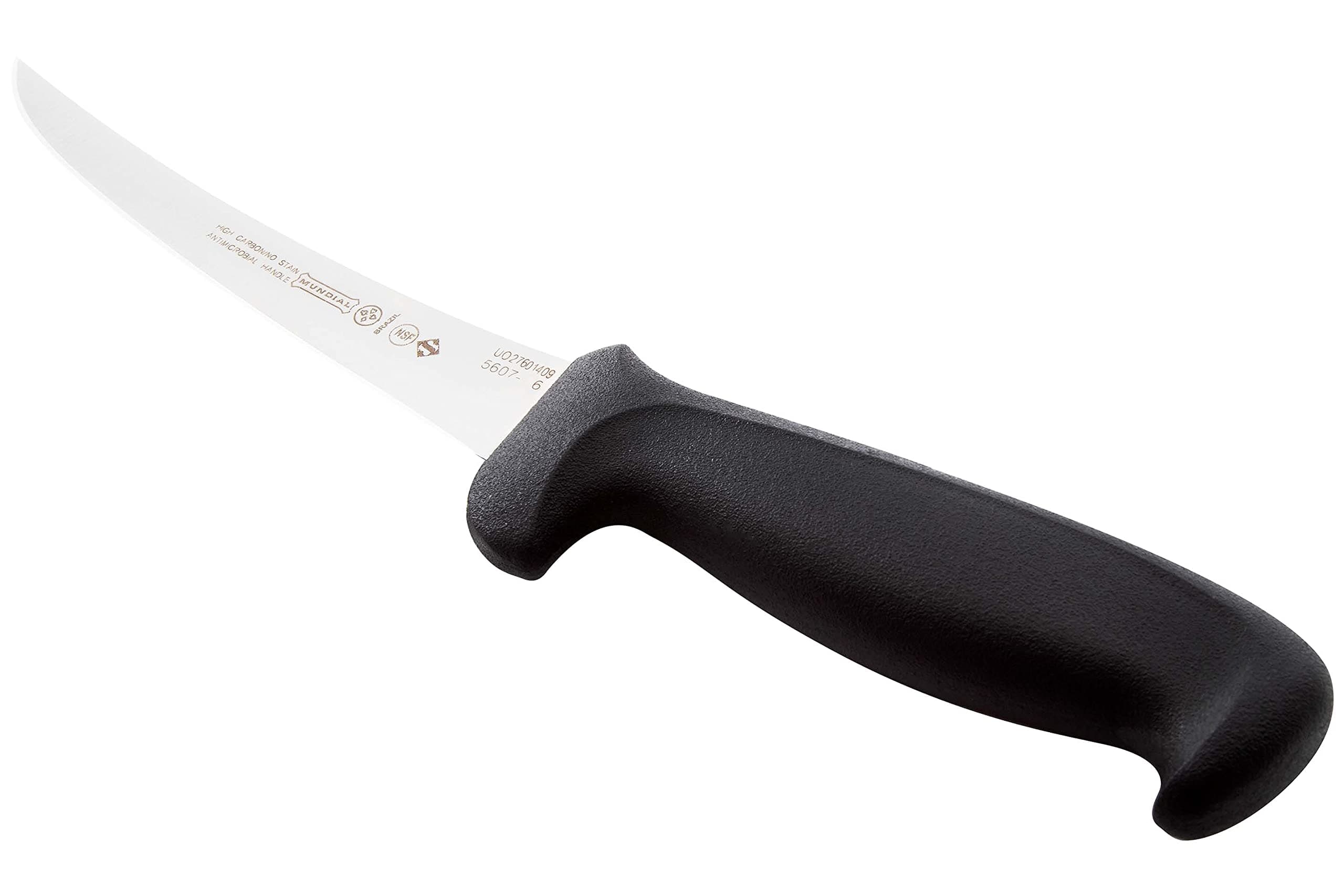 Mundial 6-Inch Curved Semi-Stiff Boning Knife, Black - Thumbnail 3