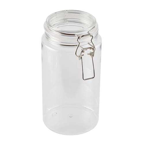 Restaurantware Food Container 2 Count 51 oz Plastic Airtight HInged Lid Jar Stor - Thumbnail 11
