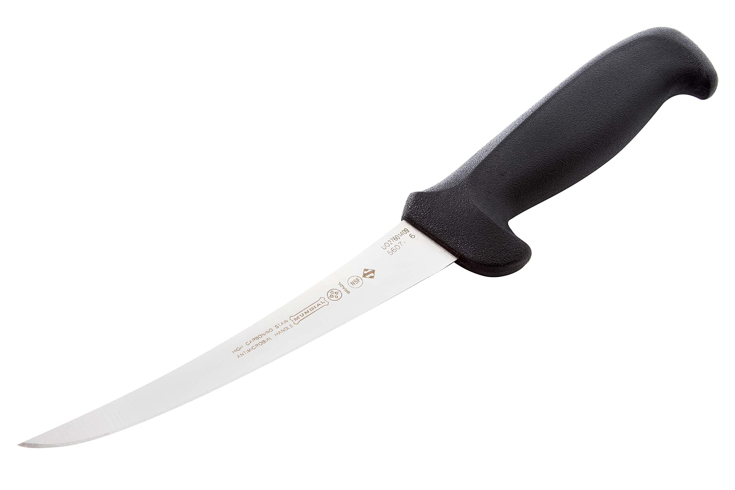 Mundial 6-Inch Curved Semi-Stiff Boning Knife, Black - Thumbnail 4