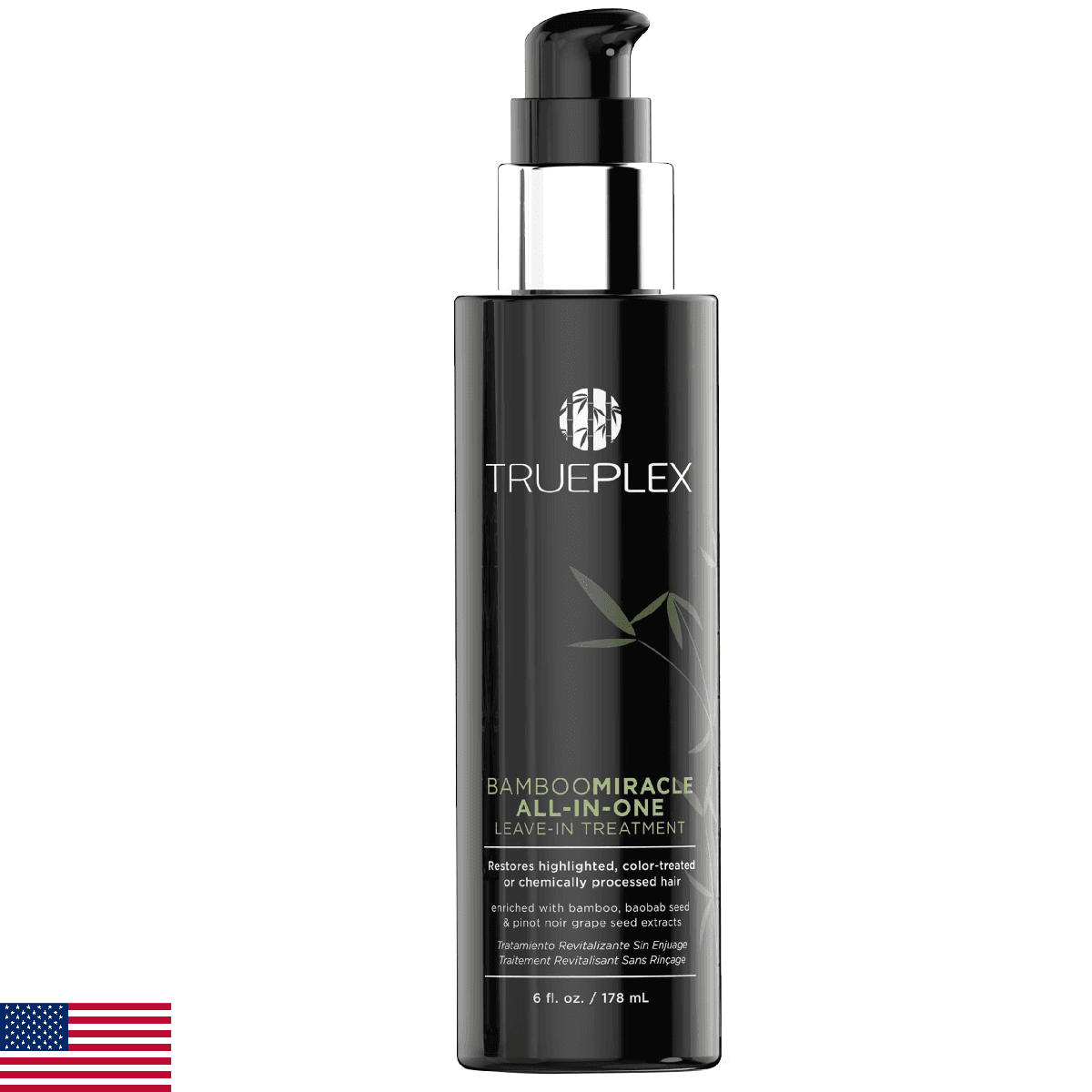 Trueplex KERATHERAPY Bamboo Miracle All-In-One Conditioning Treatment, 6 oz., 17 - Image 1