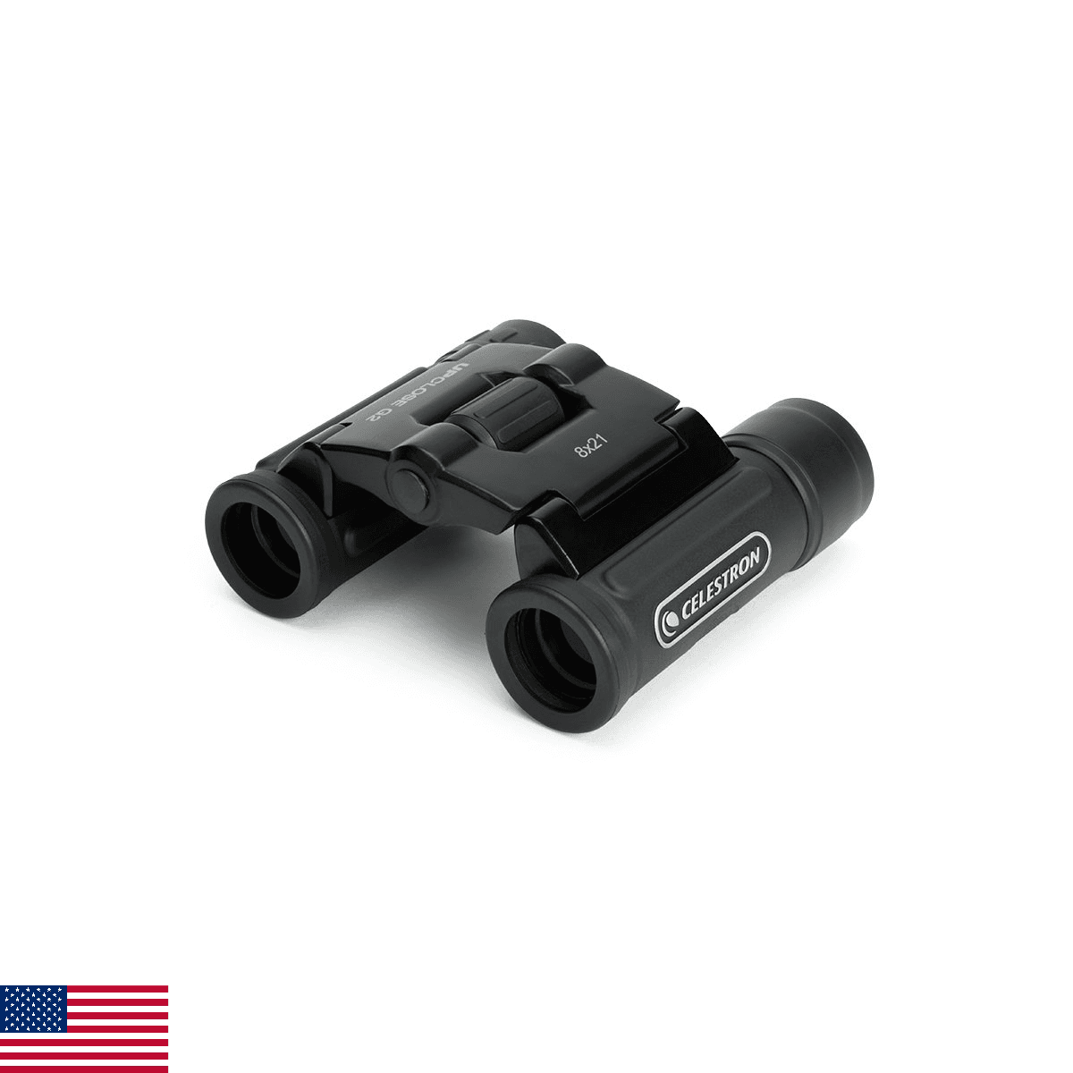 Celestron 71230 UpClose G2 8 x 21 Roof Binocular, Black - Image 1