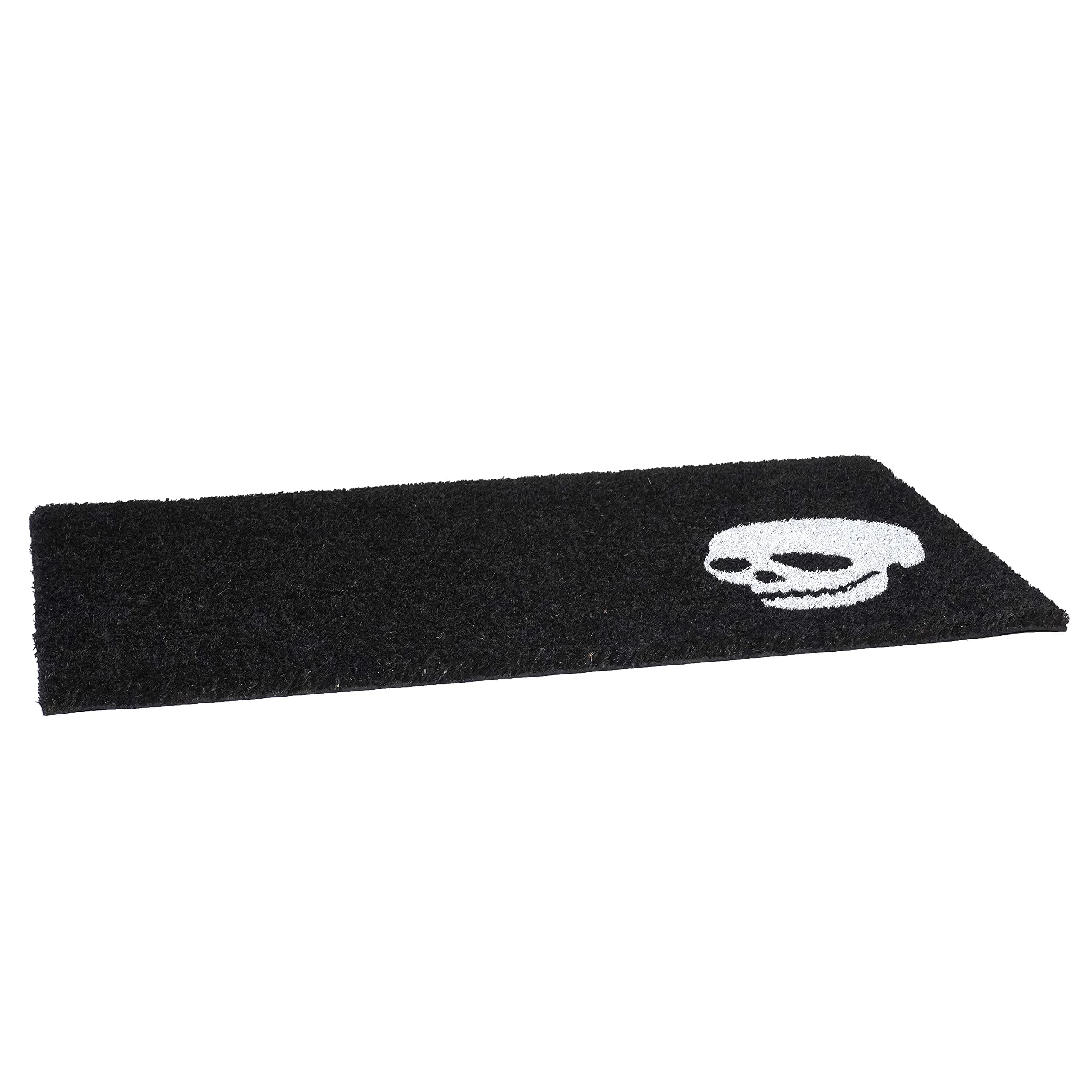 Calloway Mills AZ153602436 Scary Skull Doormat, 24" x 36", Black/White - Thumbnail 3