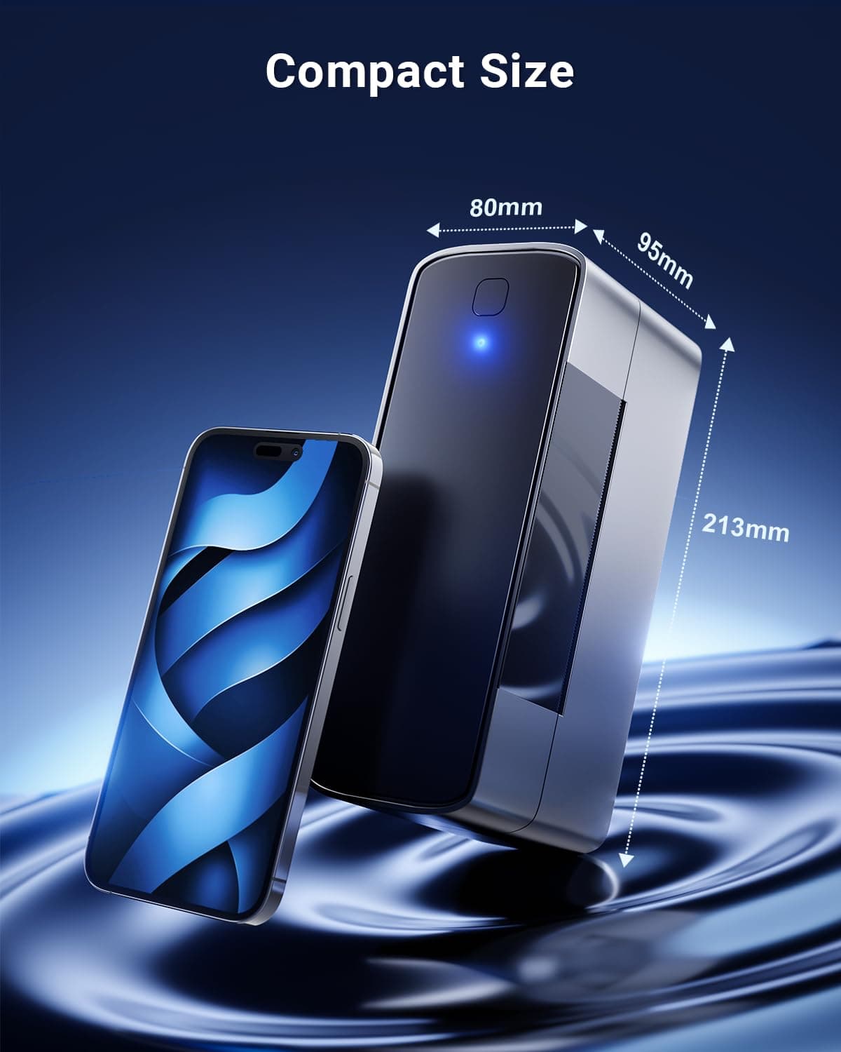 WCZ Bluetooth Shipping Label Printer, Wireless Thermal Label Printer for Small B - Thumbnail 8