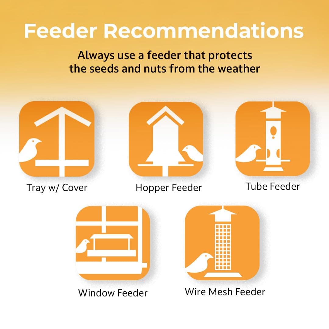 Lyric Chickadee Wild Bird Seed - Sunflower & Nut Premium Wild Bird Seed for Outs - Thumbnail 6