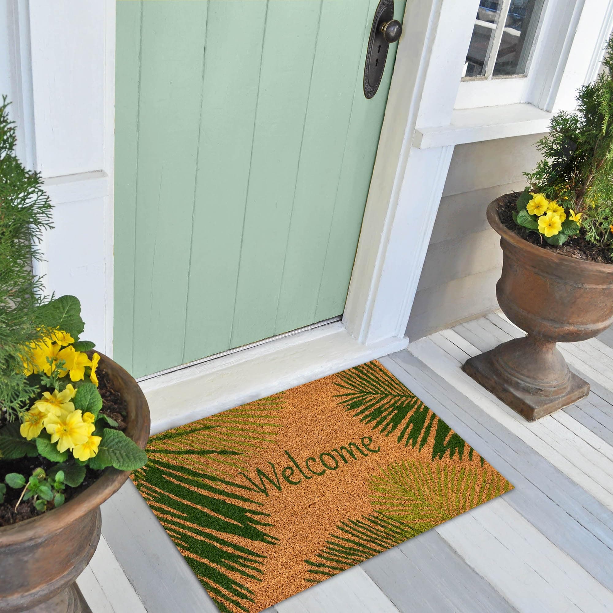 Liora Manne Natura Door Mat - Novelty Designs, Durable Natural Coir & Vinyl Back - Thumbnail 2