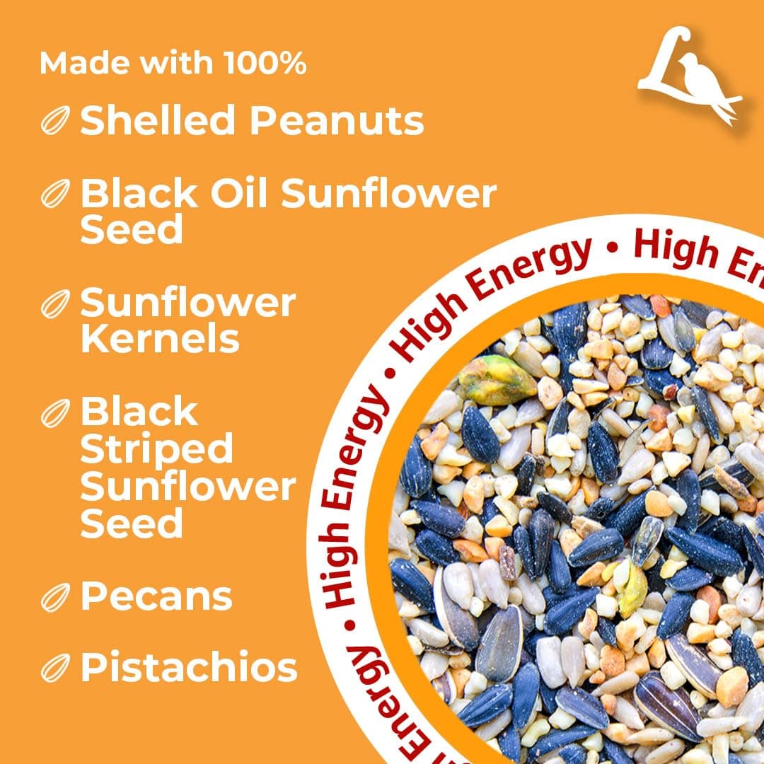 Lyric Chickadee Wild Bird Seed - Sunflower & Nut Premium Wild Bird Seed for Outs - Thumbnail 4