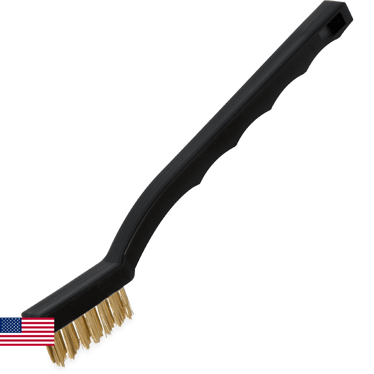 Carlisle FoodService Products 4127000 AP Single-Ended Gun Cleaning Brush, 7", Br - Image 1