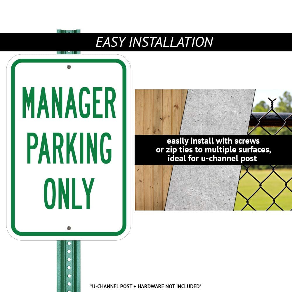Additional Parking with Left Arrow Sign 12" X 18" Heavy Gauge Aluminum Signs - Thumbnail 2