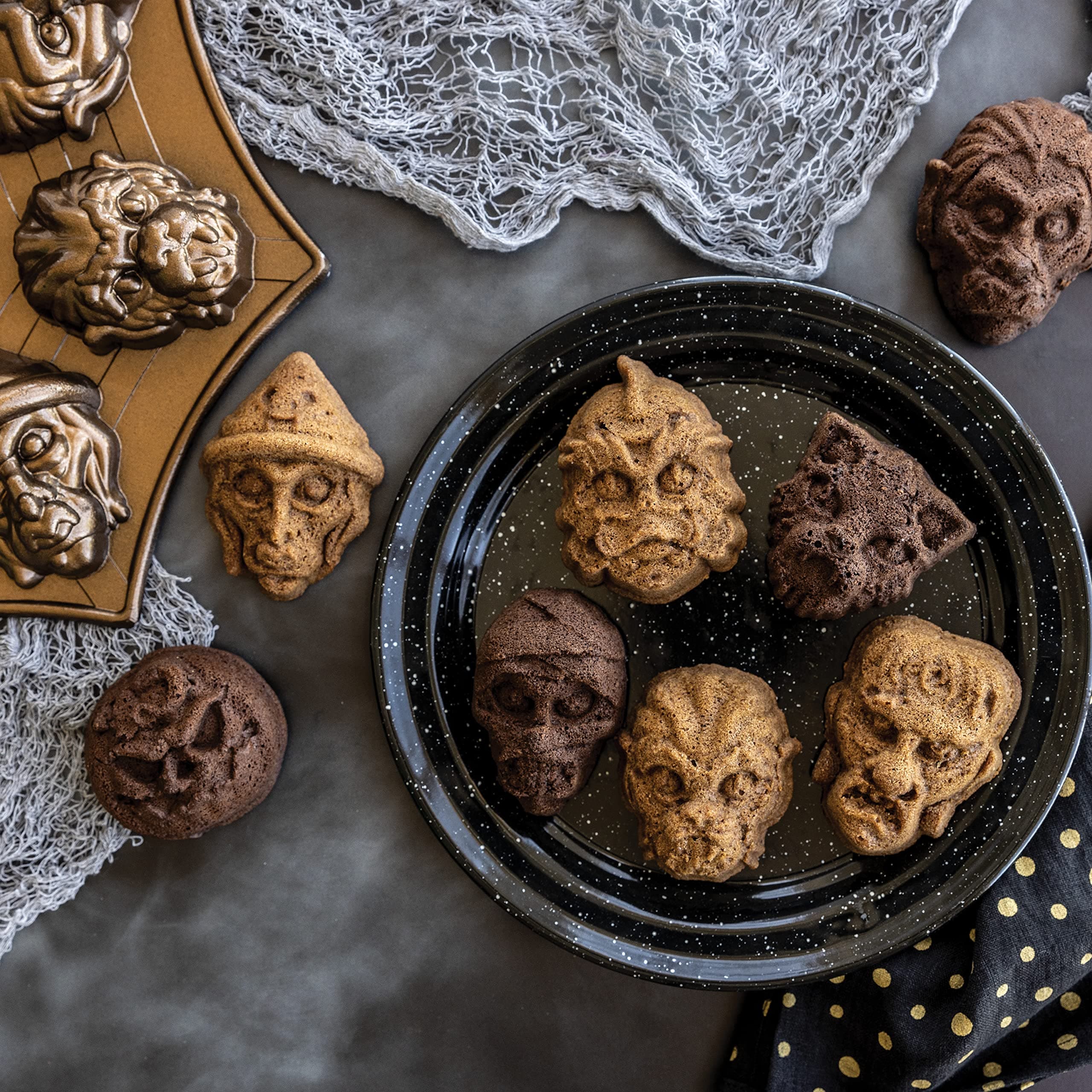 Nordic Ware Monster Mask Cakelet - Thumbnail 2