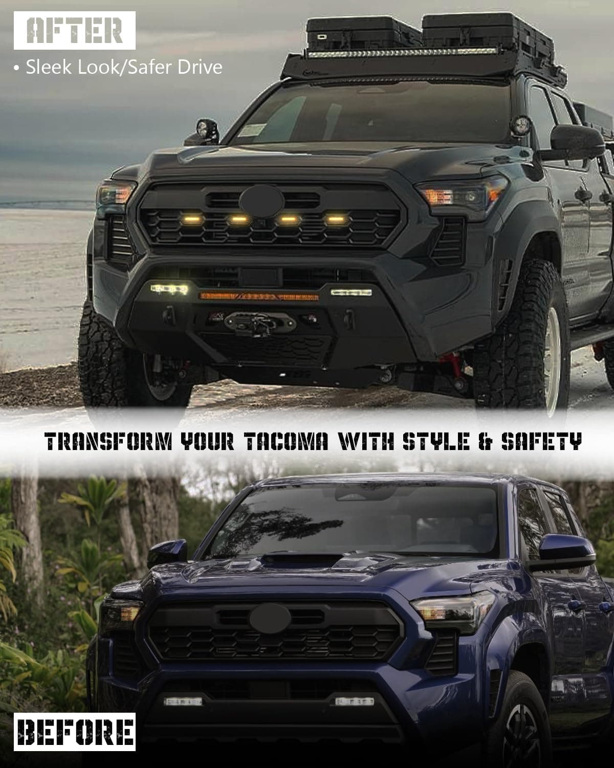 Seven Sparta 4 PCS Grill Led Lights with Fuse Adaptor Compatible with 2024-2025+ - Thumbnail 2