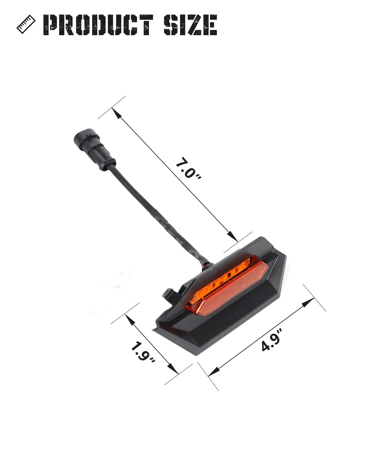 Seven Sparta 4 PCS Grill Led Lights with Fuse Adaptor Compatible with 2024-2025+ - Thumbnail 4