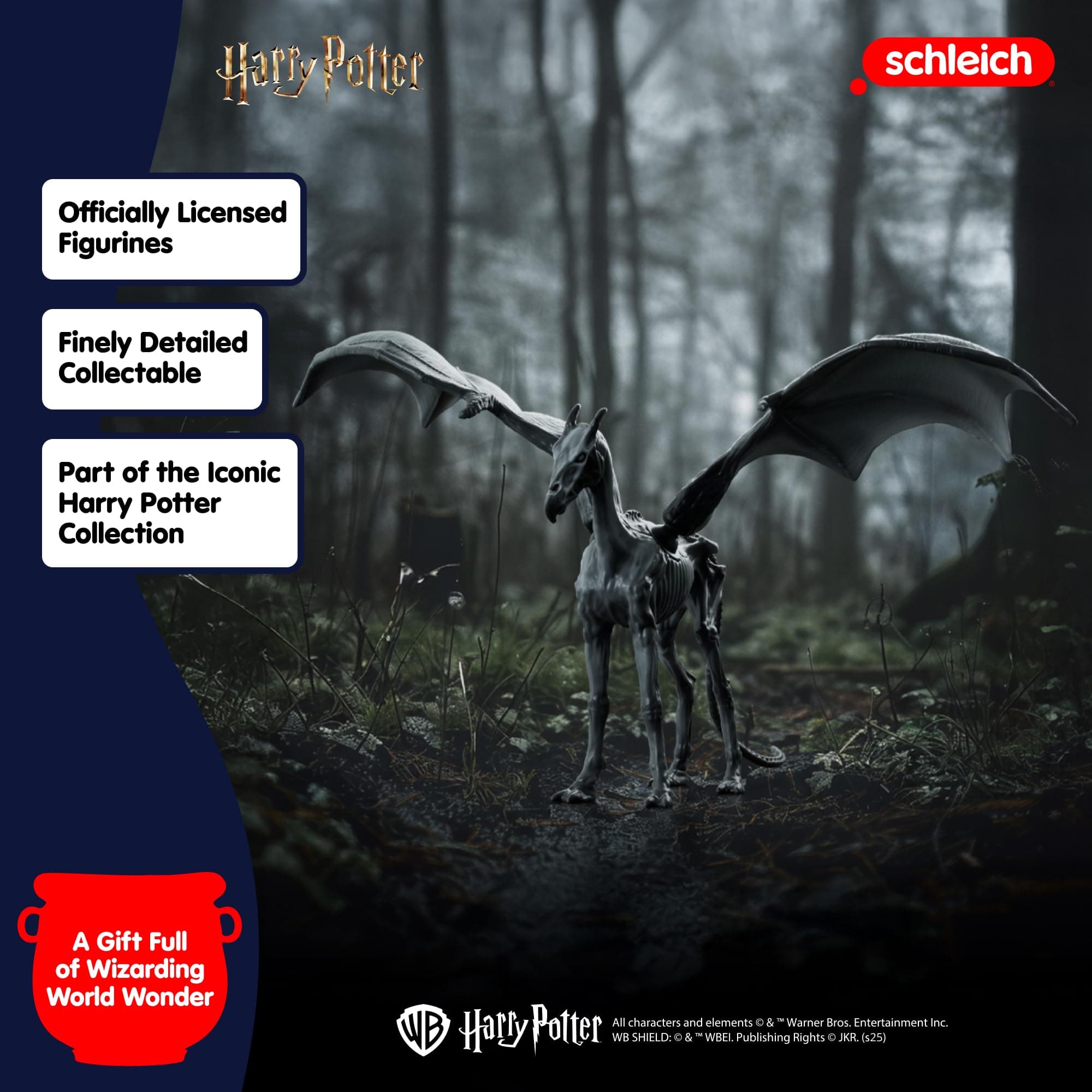 Schleich Harry Potter - 8" Thestral Figurine - Harry Potter Halloween Decoration - Thumbnail 8