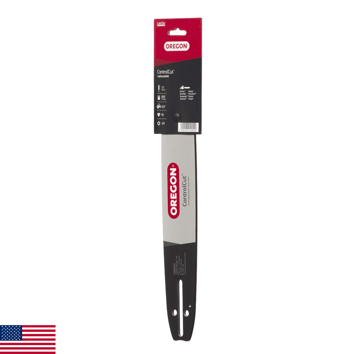 Oregon 138PXLBK095 ControlCut 13" Gray Guide Bar - Reduced Kickback - Image 1