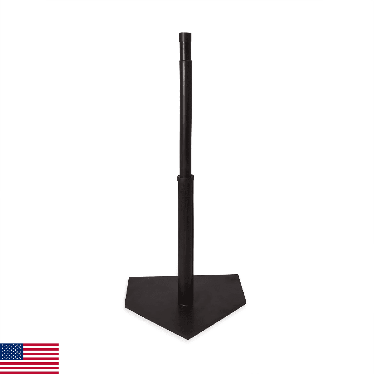 Champion Sports Deluxe Batting Tee - Mounted Adjustable Telescopic Batting Tee - - Image 1