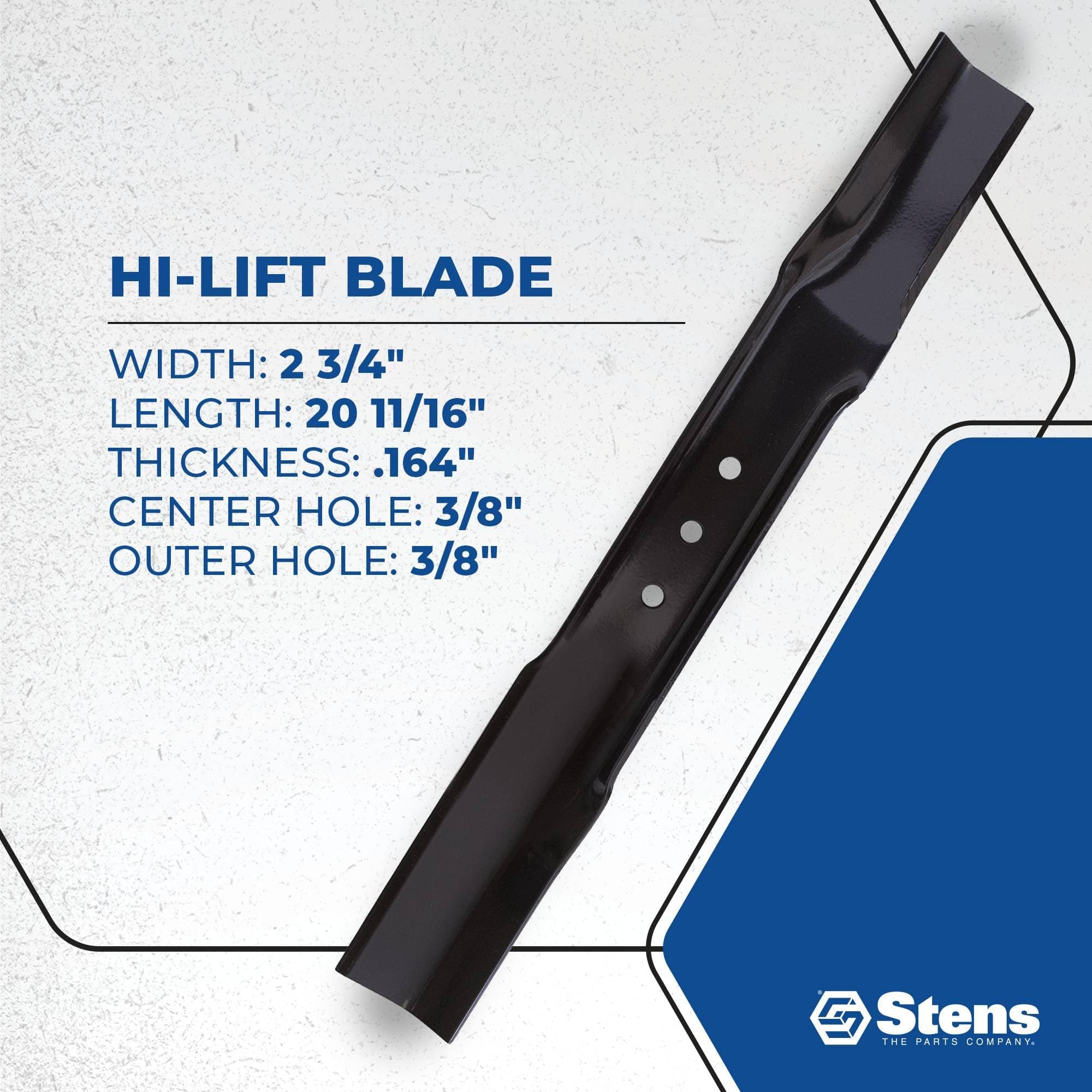 Stens New Lawnmower Blade 335-356 Replacement for Snapper Commercial 21" Mowers - Thumbnail 5