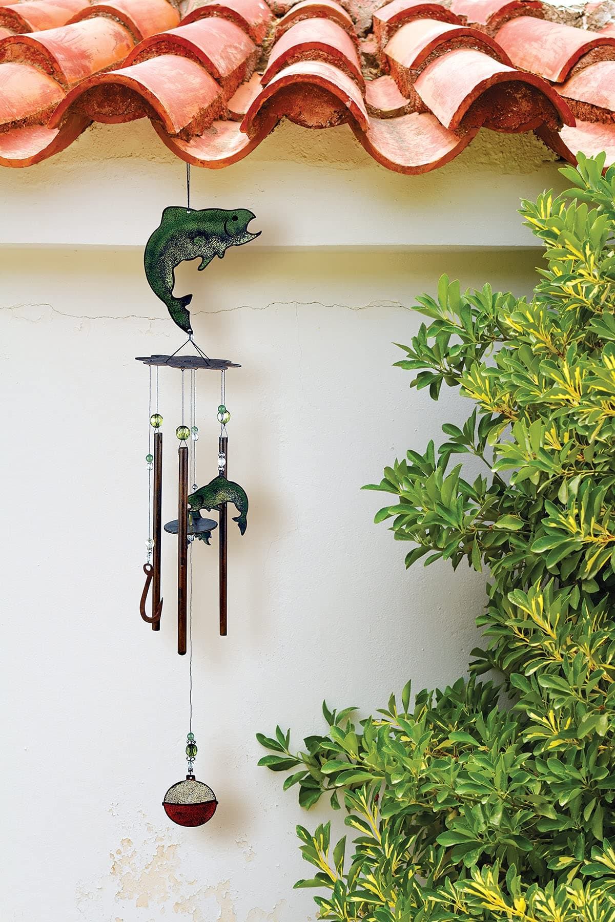 Sunset Vista Catch Of The Day Fish Wind Chime, 28-Inch Long - Thumbnail 2