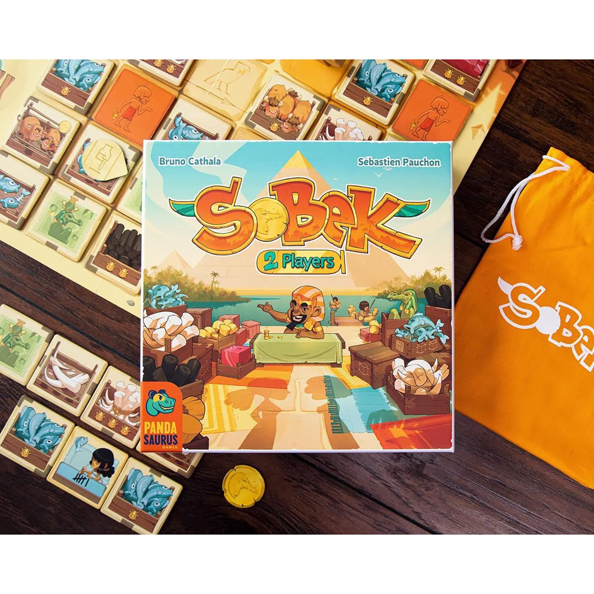 Sobek 2-Player Board Game - Strategy, Ages 10+, 20 Min Playtime, Pandasaurus - Thumbnail 8