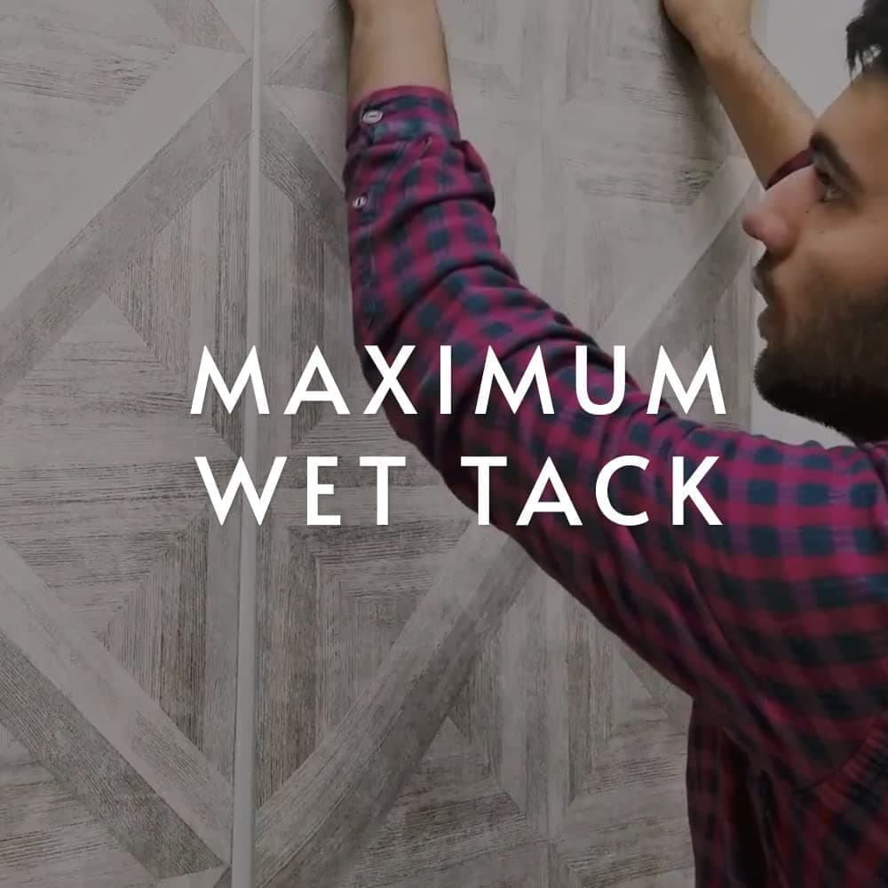 ROMAN PRO-838 Heavy Duty Clear Wallpaper Adhesive, for Commercial Weight Wallcov - Thumbnail 5