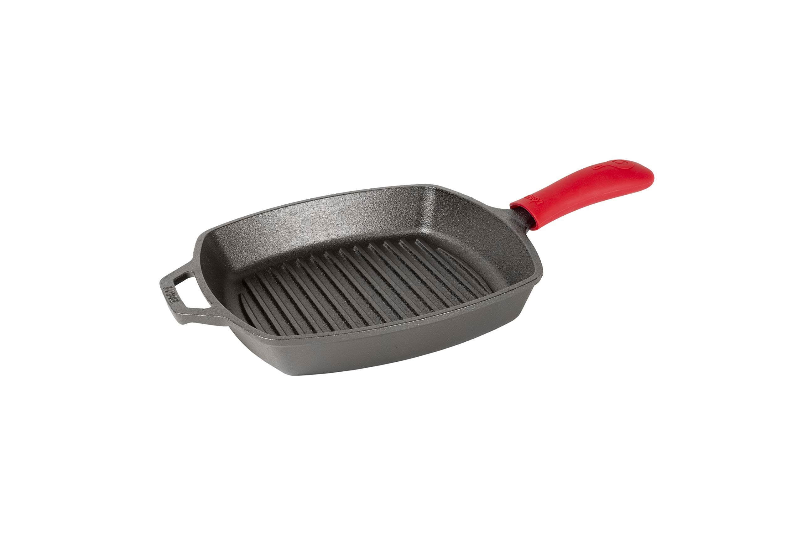 Lodge Manufacturing Company Lodge Cast Iron 10.5-inch Square Grill Pan, Black - Thumbnail 2