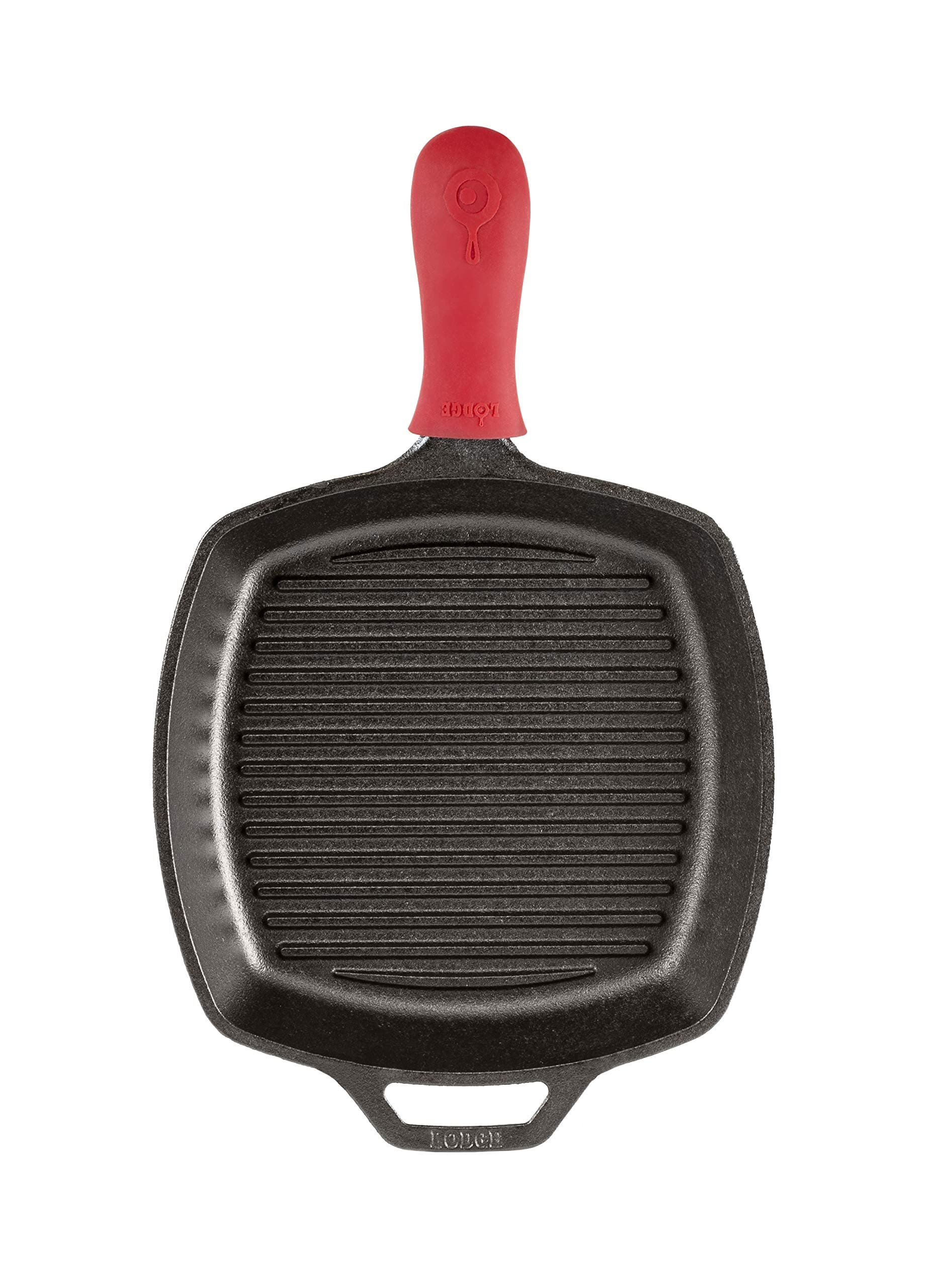 Lodge Manufacturing Company Lodge Cast Iron 10.5-inch Square Grill Pan, Black - Thumbnail 3