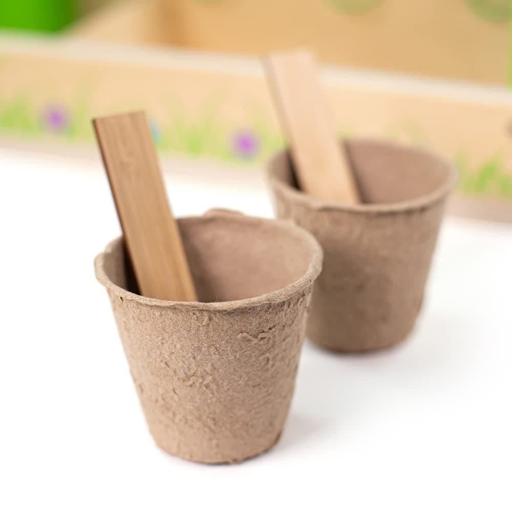 Bigjigs Toys, Gardening Caddy, Wooden Toys, Gardening Tools, Outdoor Toys, Garde - Thumbnail 6