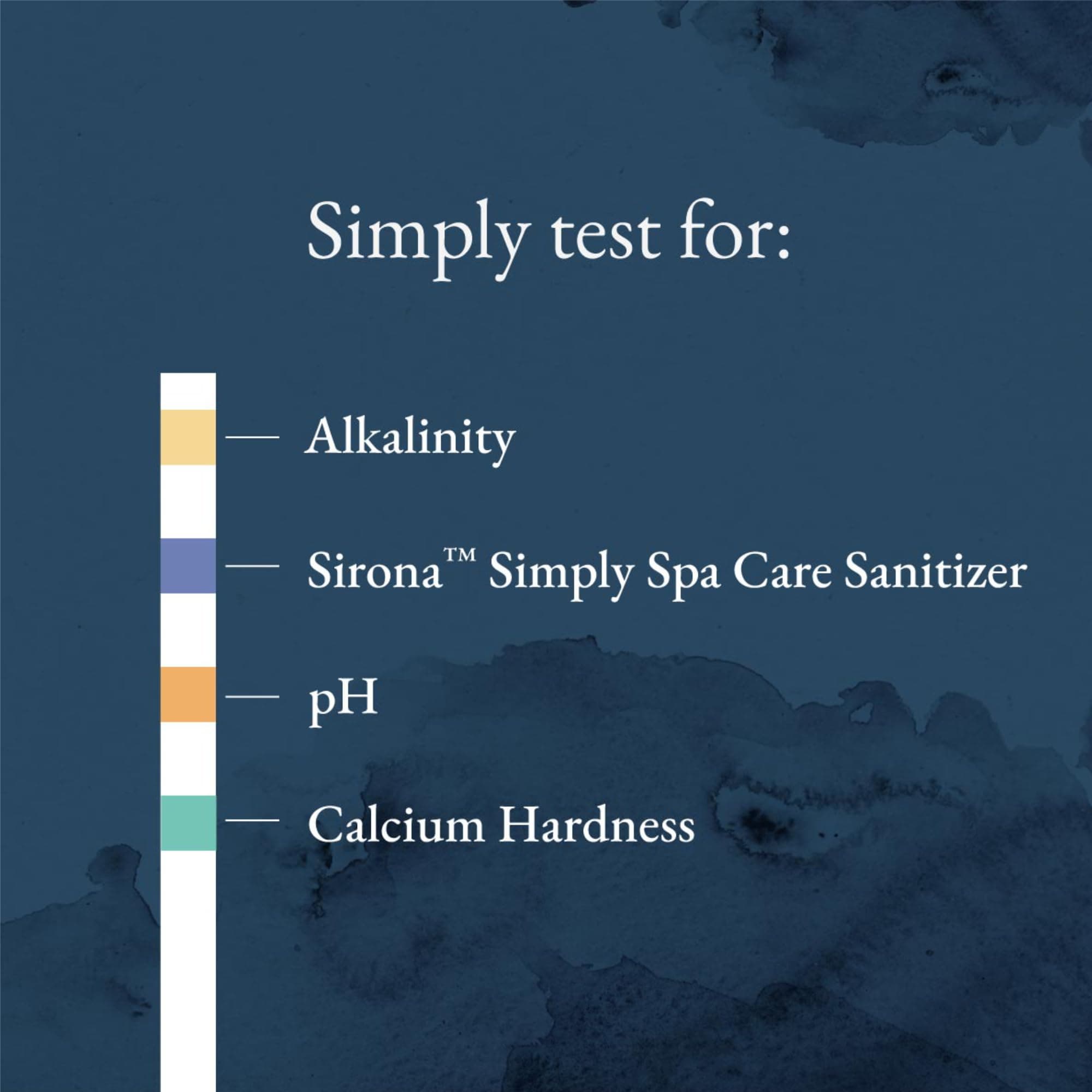 Sirona Spa Care Simply Test Strips: Biguanide (25ct.) with Measuring Cup - Easy - Thumbnail 3