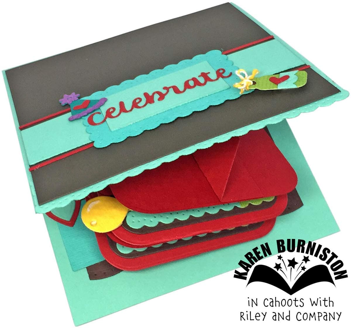 KB Riley 1009 Karen Burniston Dies-Twist Panel Pop-Up - Thumbnail 4