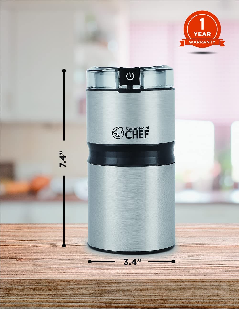 Electric Coffee Grinder Spice Grinder - Stainless Steel Blades Grinder for Coffe - Thumbnail 6
