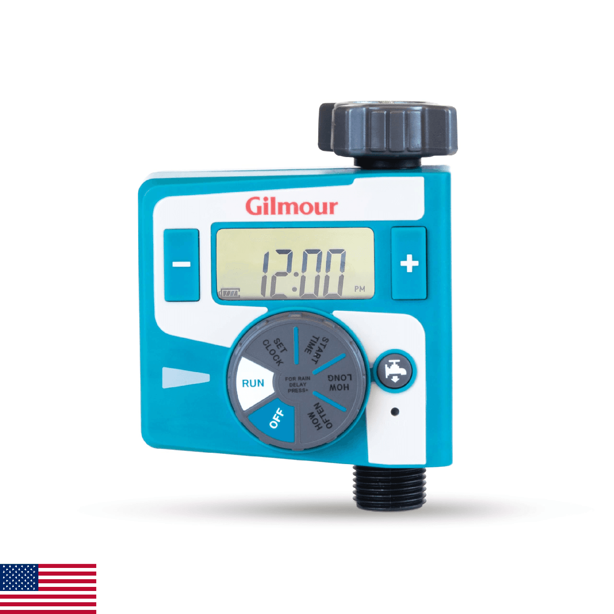 Gilmour Single Outlet Electronic Water Timer for Garden Hose, Irrigation Timer f - Image 1