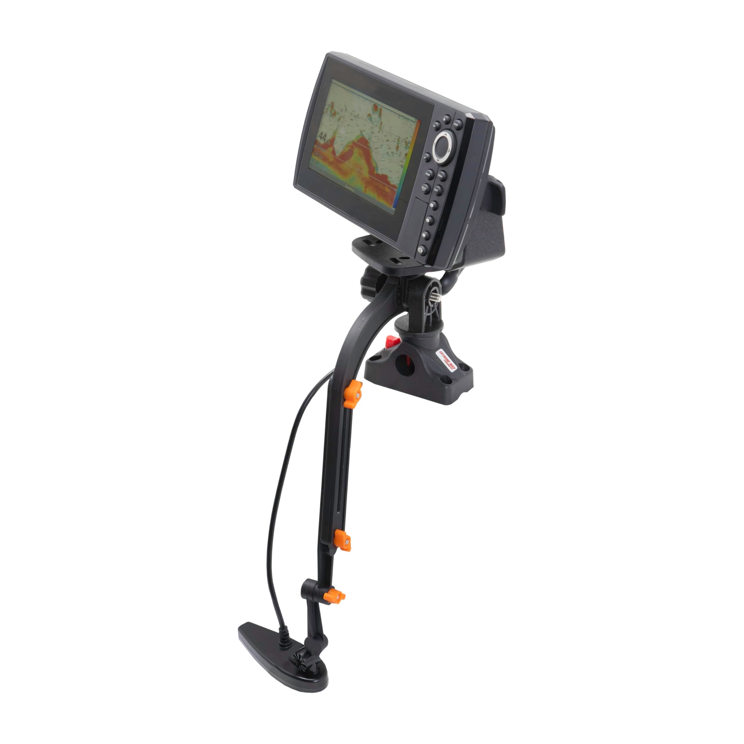 Extreme Max 3006.8669 Universal Fish Finder Head Unit & Transducer Arm Rod Holde - Thumbnail 7