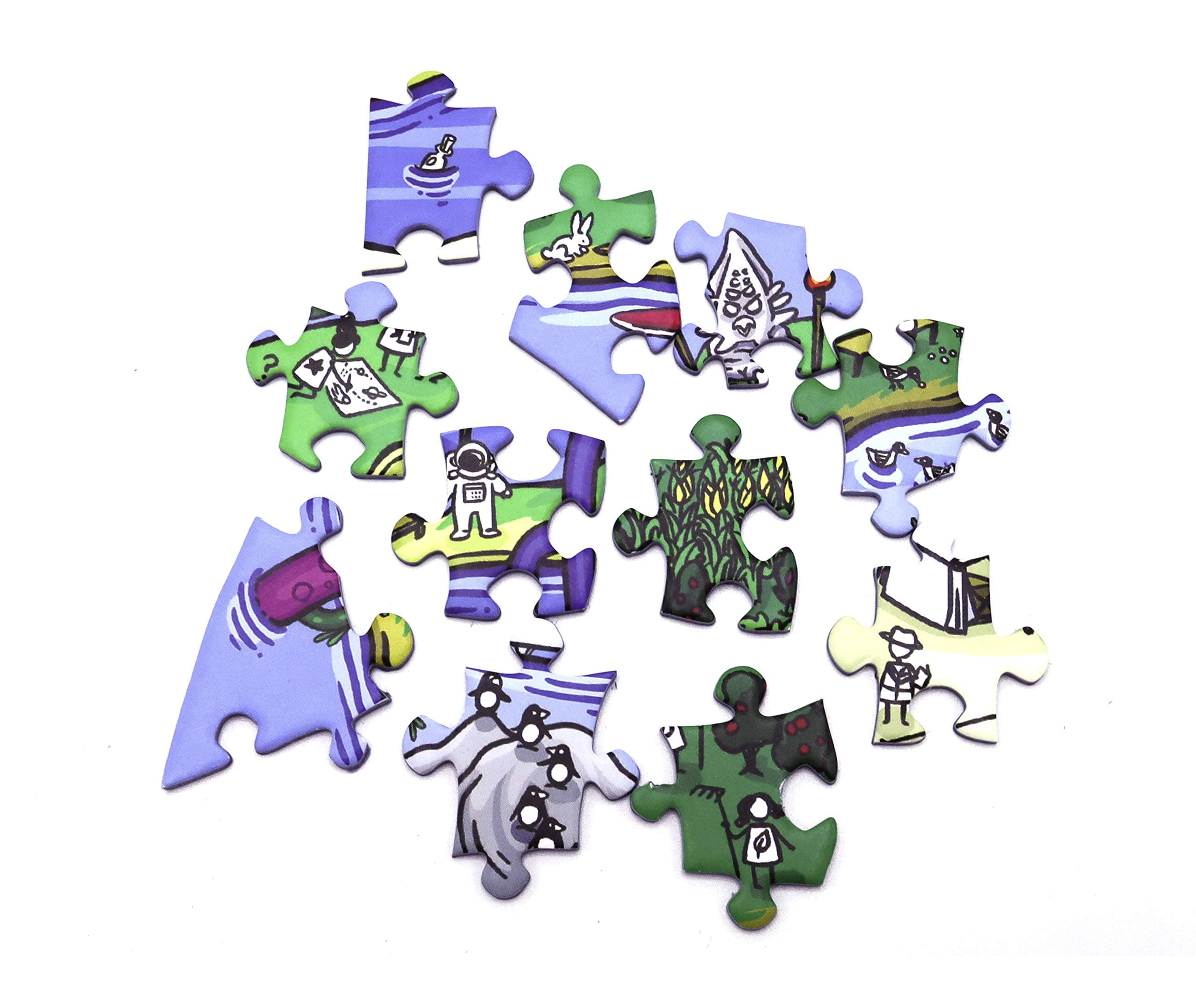 The Happy Isles • 1000-Piece Jigsaw Puzzle from The Magic Puzzle Company • Serie - Thumbnail 4