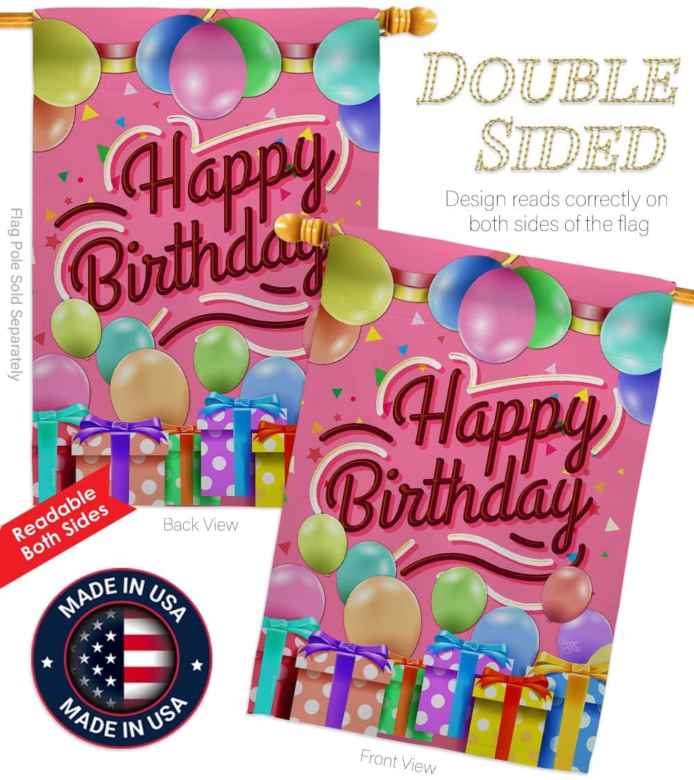 Breeze Decor H115133 Happy Birthday Special Occasion Party & Celebration Decorat - Thumbnail 3