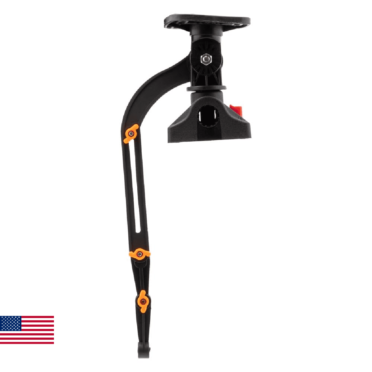 Extreme Max 3006.8669 Universal Fish Finder Head Unit & Transducer Arm Rod Holde - Image 1