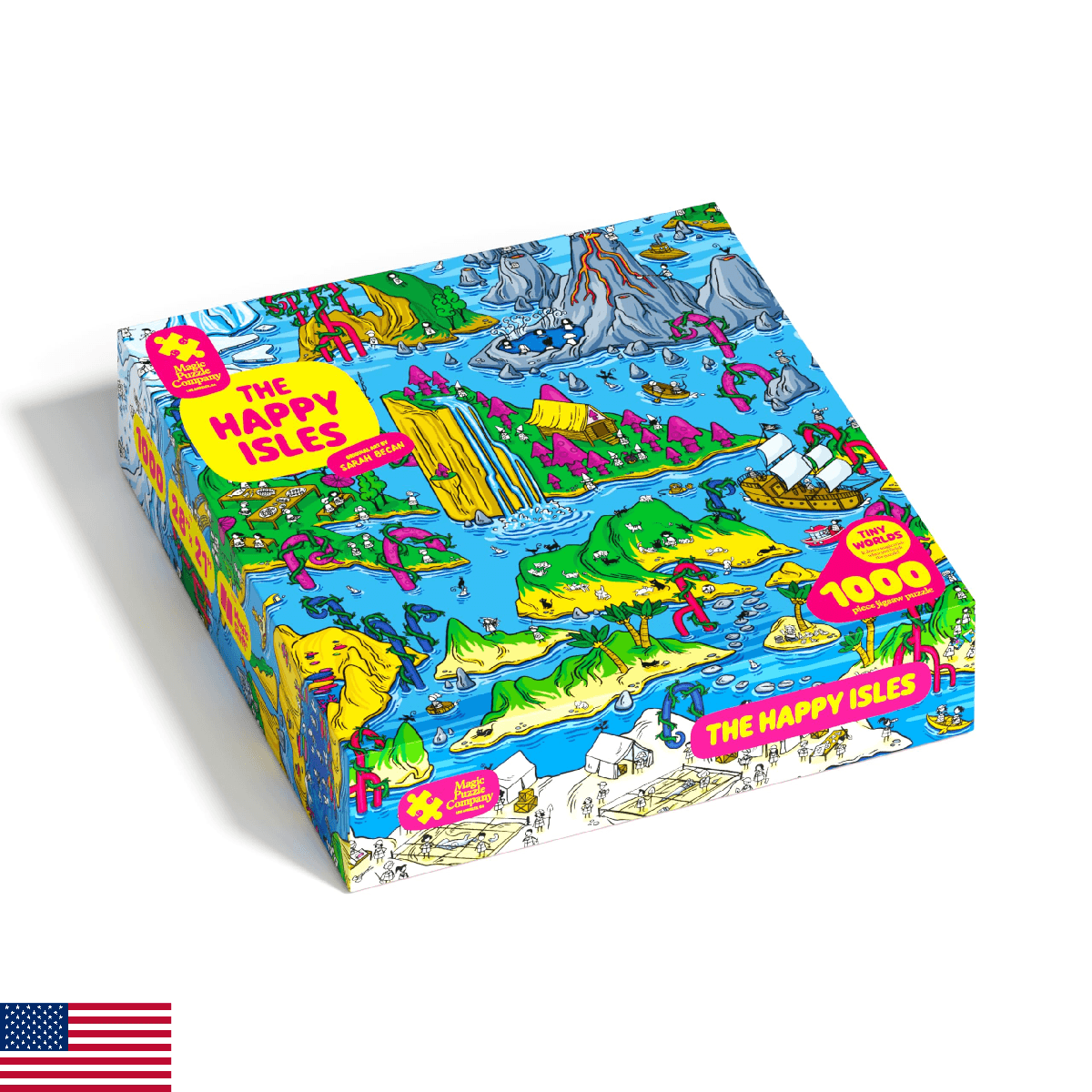 The Happy Isles • 1000-Piece Jigsaw Puzzle from The Magic Puzzle Company • Serie - Image 1