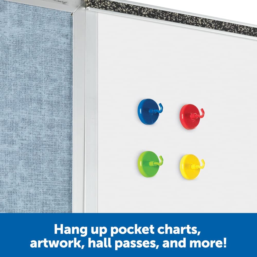 Learning Resources - Super hooks Magnetic Hooks, Set of 4 - Strong Magnetic Hook - Thumbnail 2