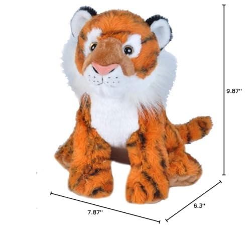 Wild Republic Siberian Tiger Plush, Stuffed Animal, Plush Toy, Gifts for Kids, C - Thumbnail 3