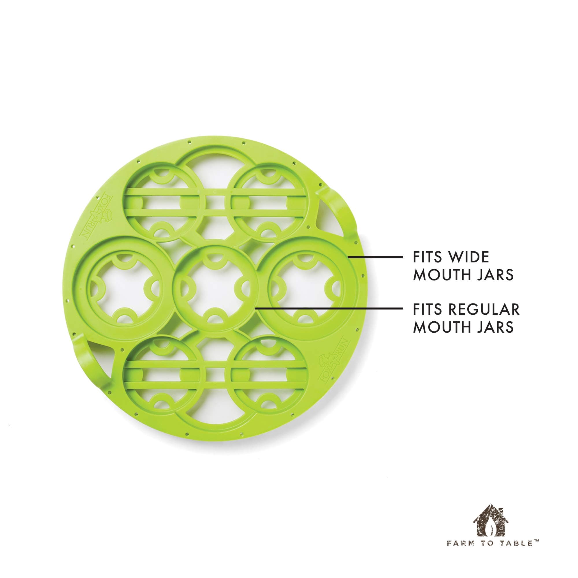 Farm to Table Dual Canning Rack Nylon Quart Pint Sizes 11.5 x 11.5 x 2 - Thumbnail 4