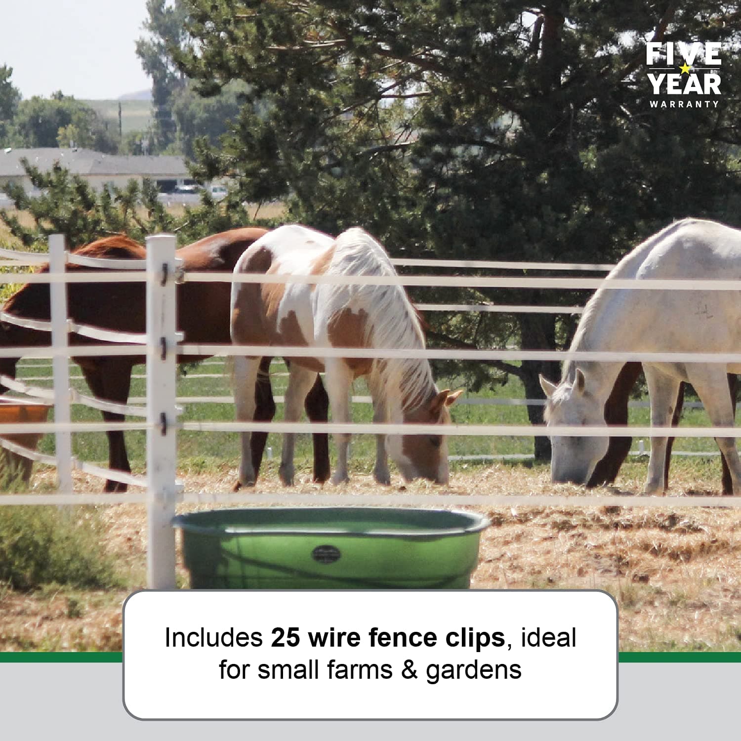 Powerfields Safe-Fence White T-Post Polytape Insulator TP-25 Electric Fence Insu - Thumbnail 5