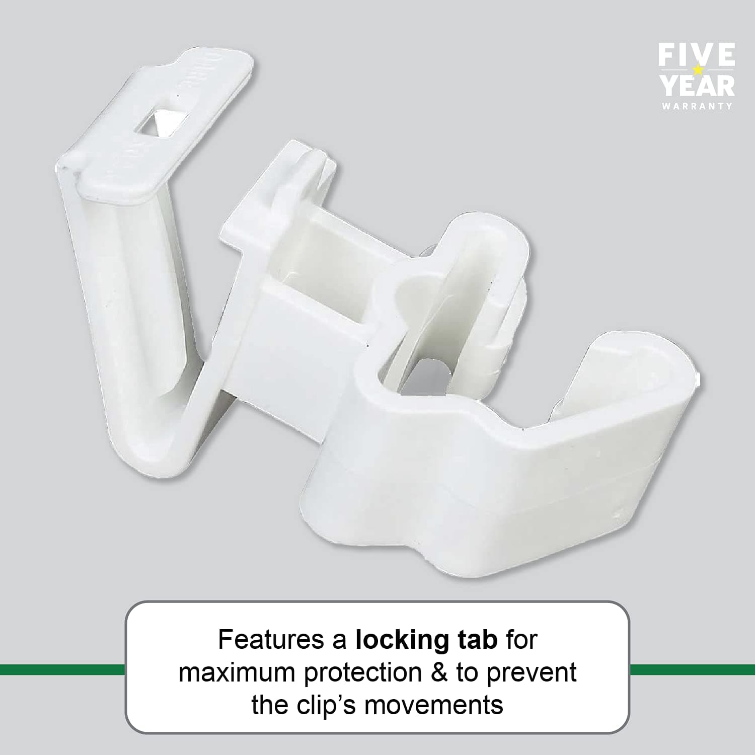 Powerfields Safe-Fence White T-Post Polytape Insulator TP-25 Electric Fence Insu - Thumbnail 4