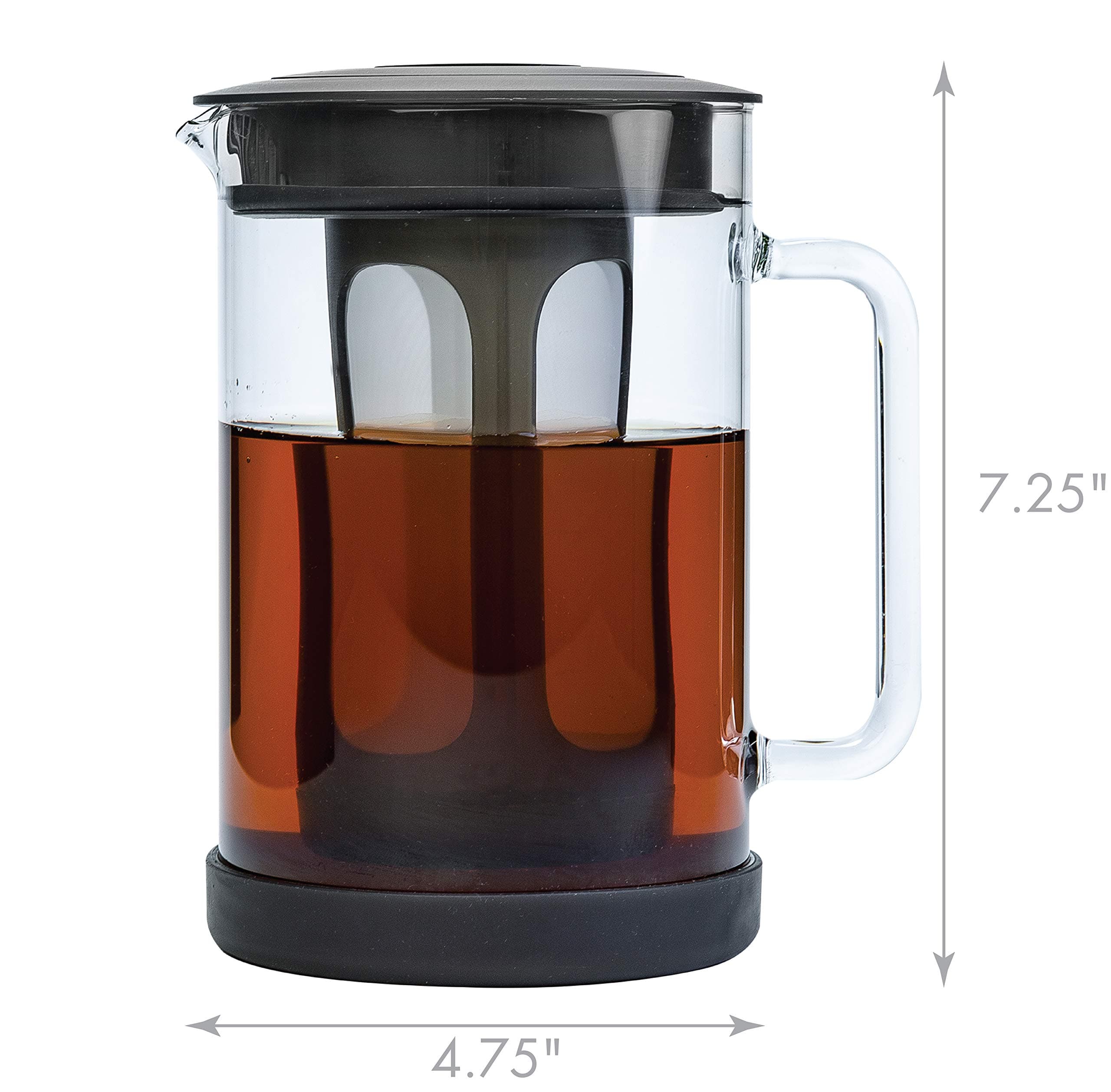 Primula Pace Cold Brew Iced Coffee Maker with Durable Glass Pitcher and Airtight - Thumbnail 3
